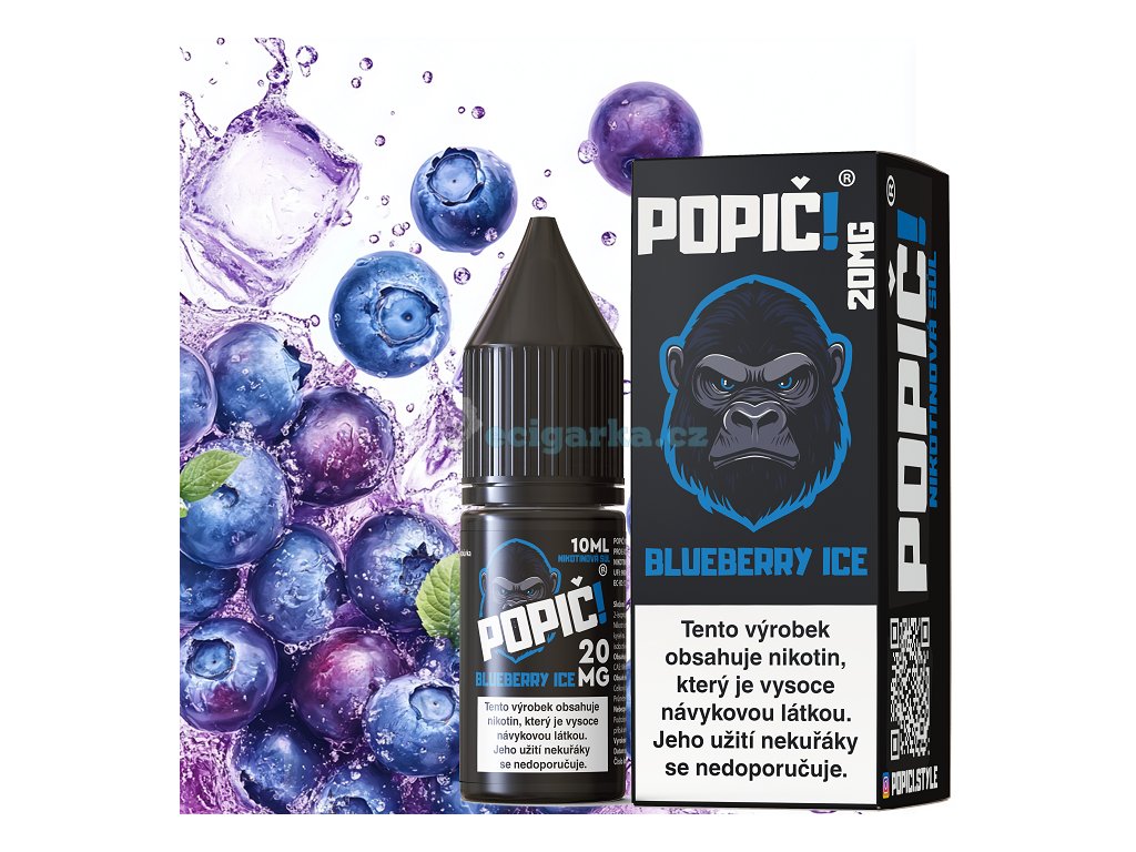 10 ml Popic prototype v4 blueberry ice