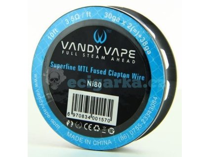 superfine mtl fused clapton wire ni 80 30gax2 38ga vandy vape