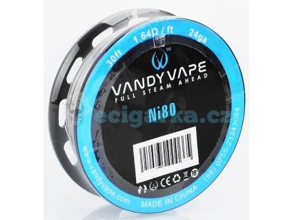 authentic vandy vape ni80 heating resistance wire for rda rta rdta atomizer 24ga 164 ohm ft 10m 30 feet