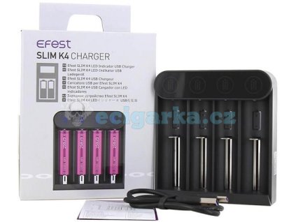 Efest Chargeur Slim K4 e liquide fr02 zoom