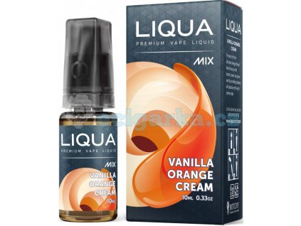 liquid liqua cz mix vanilla orange cream 10ml 0mg