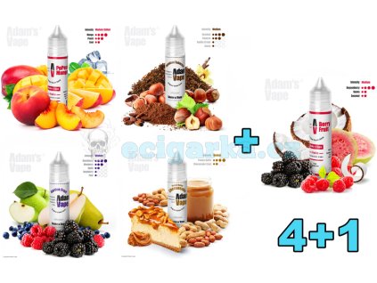 Základ 4+1 Liquid a Shake Adams Vape Shake