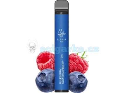 elf bar 600 elektronicka cigareta 20mg blueberry sour raspberry cz