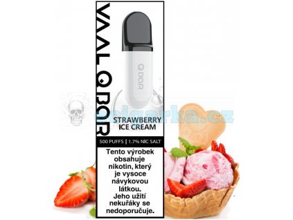 vaal q bar by joyetech elektronicka cigareta 17mg strawberry ice cream