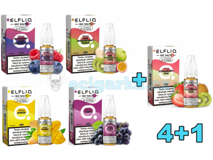 Základ 4+1 Liquid a Shake Elfliq salt