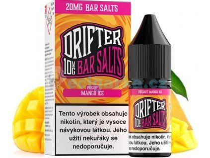 liquid drifter bar salts mango ice 10ml 20mg