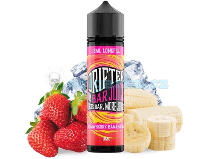 juice sauz drifter bar strawberry banana ice 16ml longfill