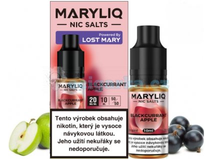 liquid maryliq nic salt blackcurrant apple 10ml 20mg