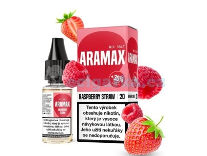Aramax raspberry straw