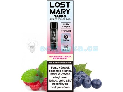lost mary tappo pods cartridge 1pack blueberry sour raspberry 17mg