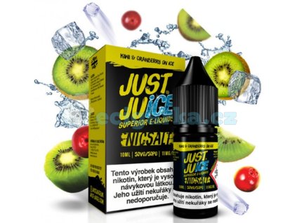 liquid just juice salt kiwi cranberry on ice 10ml 11mg