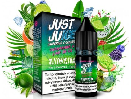 liquid just juice salt guanabana lime on ice 10ml 11mg
