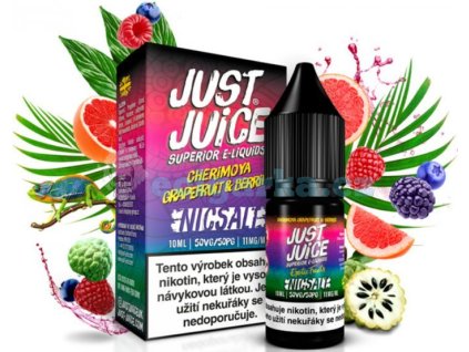 liquid just juice salt cherimoya grapefruit berries 10ml 11mg