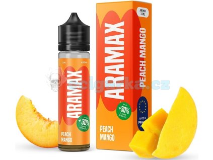 Příchuť Aramax Shake and Vape 10/60ml Peach Mango