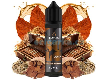prichut bombo solo juice sv 15ml tobacco cubano kubansky doutnikovy tabak
