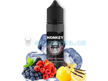 prichut monkey liquid shake and vape berry ice cream 10ml