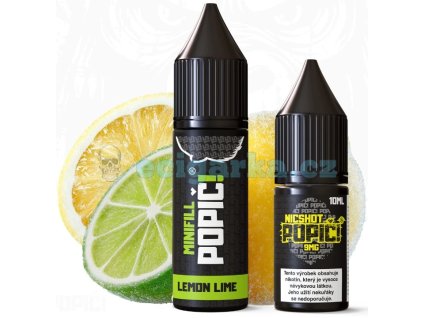 2616 minifill popic 2v1 lemon lime citrusova exploze citronu a limetky 15ml 6mg