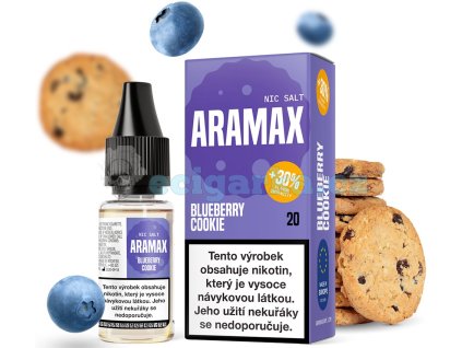 (Aramax Salt) 10ml Blueberry Cookie