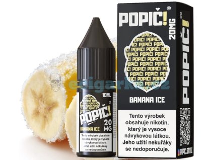 2658 eliquid popic salt banana ice osvezujici exploze bananu 20mg
