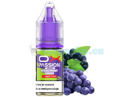 liquid oxva ox passion salts blackcurrant squash 10ml 20mg
