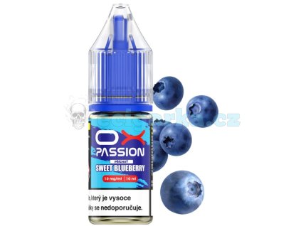 liquid oxva ox passion salts sweet blueberry 10ml 20mg
