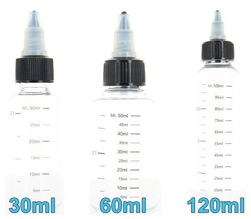 Levně Microcig Prázdná lahvička s twist uzávěrem a ryskou 30ml