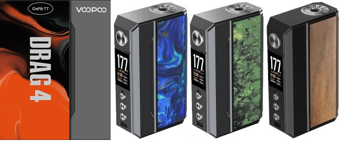 Levně Grip VOOPOO DRAG 4 MOD 177W Barva: Zelená