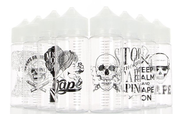 Microcig Prázdná lahvička Chubby Gorilla (Motiv lebka) 120ml