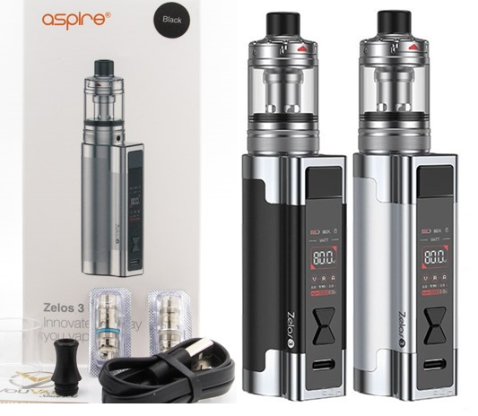 Levně Grip Aspire Zelos 3 SET 80W 3200mAh Barva: Nerezová