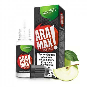 Levně Aramax 10ml Max Apple (Jablko) Nikotín: 0mg