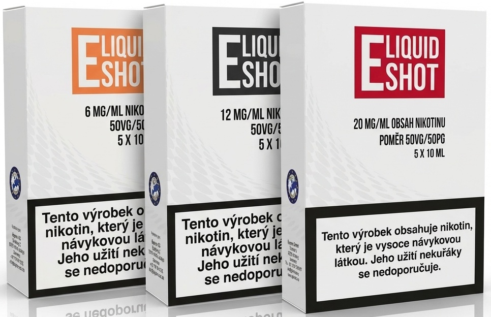 Levně Expran GMBH (Expran) 5x10ml E-Liquid SHOT VPG 50/50 Nikotín: 20mg