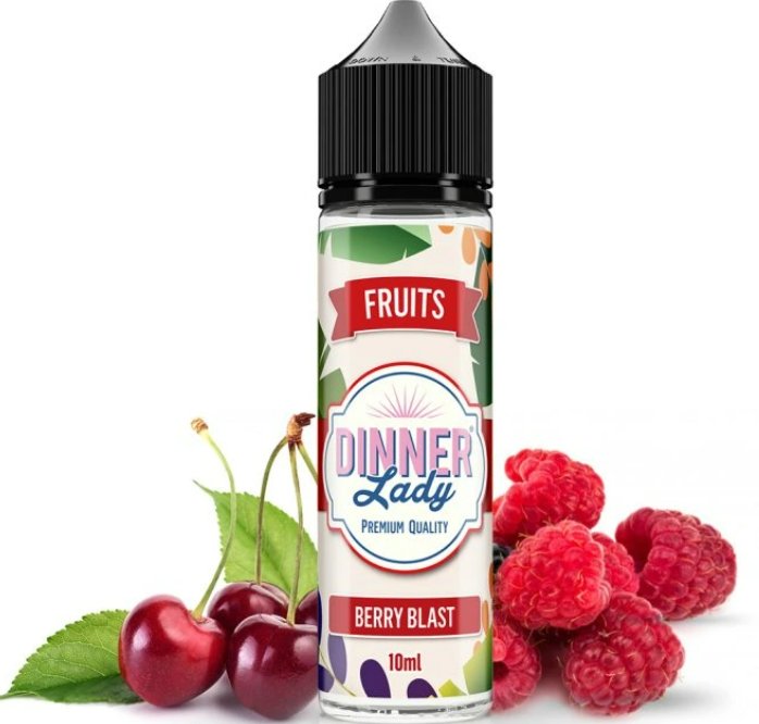 Levně Dinner Lady Příchuť Dinner Lady-Fruits Shake and Vape 10/60ml Berry Blast