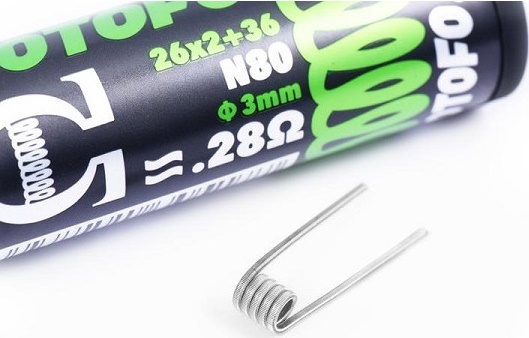 Levně Odporový drát Wotofo - hotový Fused Clapton NI80 0,28ohm (10ks)