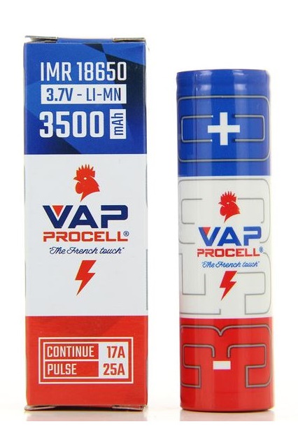 Levně Baterie 18650 Vap ProCell 3500mAh- 25A (High Drain)