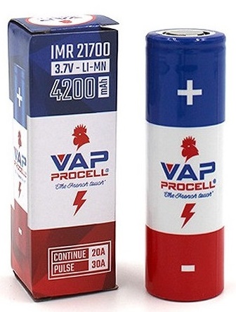 Levně Baterie 21700 Vap ProCell 4200mAh- 30A (High Drain)