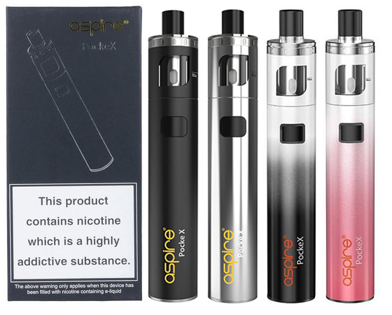 Levně aSpire PockeX elektronická cigareta 1500mAh Barva: Černá
