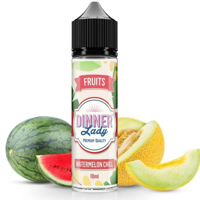 Levně Dinner Lady Příchuť Dinner Lady-Fruits Shake and Vape 10/60ml Watermelon Chill
