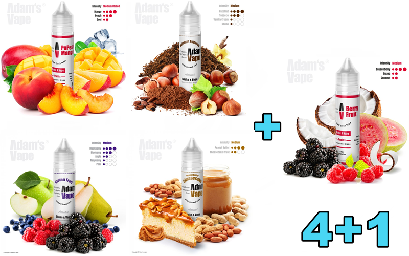 Levně Adams Vape .(Adams Vape) 12/60ml 4+1