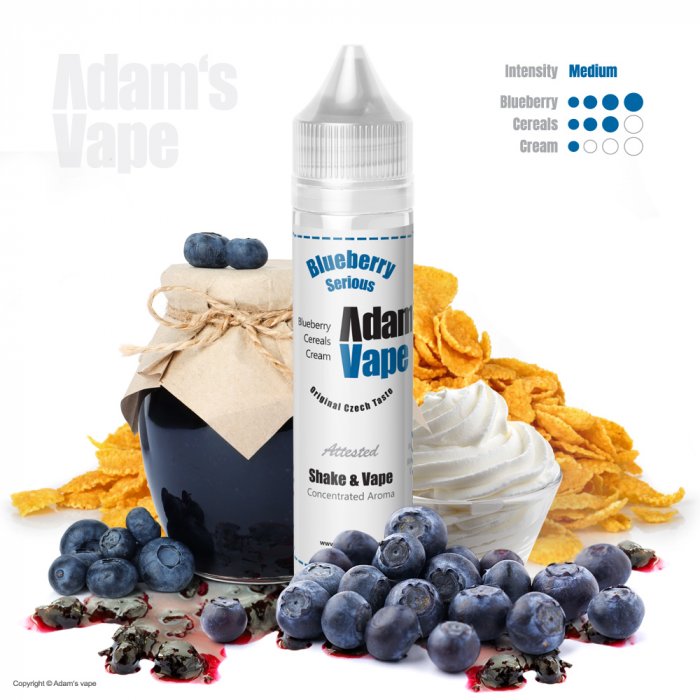 Levně Příchuť Adams Vape Shake and Vape 12/60ml Blueberry Serious