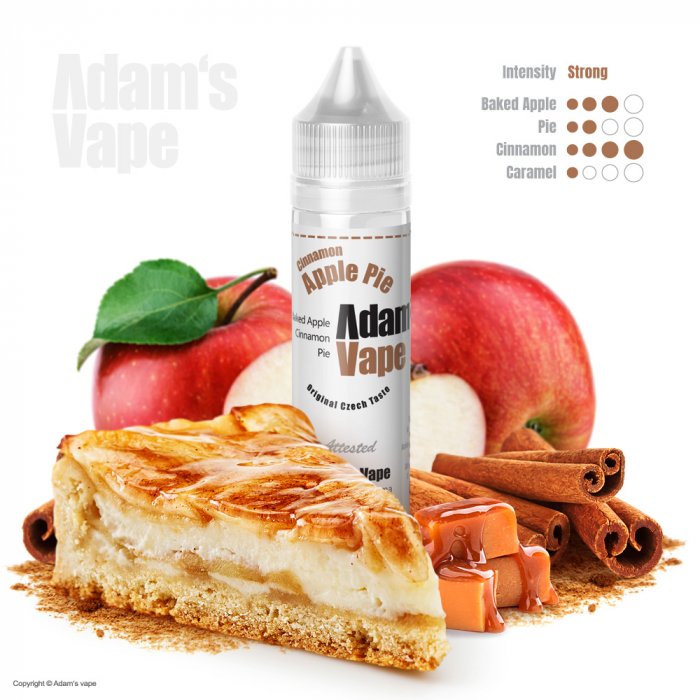 Levně Příchuť Adams Vape Shake and Vape 12/60ml Cinnamon Apple Pie