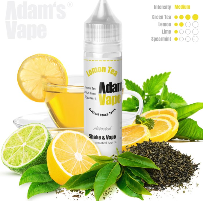 Levně Příchuť Adams Vape Shake and Vape 12/60ml Lemon Tea