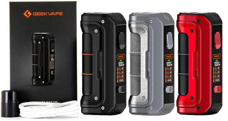 Levně Grip GeekVape Aegis MAX 2 MOD 100W Barva: Černá