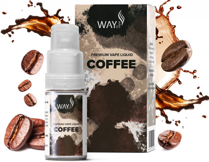 Levně Way To Wape 10ml Coffee Nikotín: 3mg