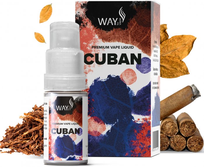 Levně Way To Wape 10ml Cuban Nikotín: 3mg