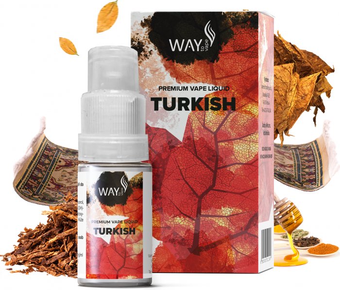 Levně Way To Wape 10ml Turkish Nikotín: 18mg