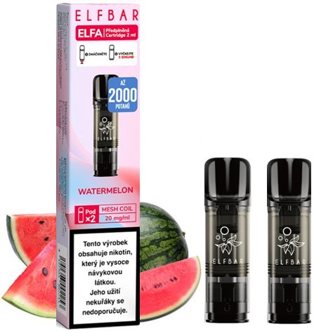 Levně Elf Bar Elf Bar-Elfa Cartridge Vodní meloun (Watermelon) 20mg