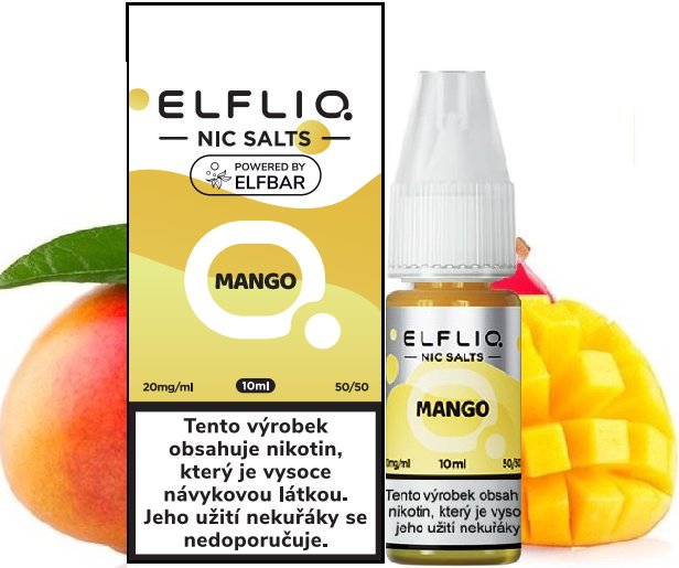 Levně Elf Bar (Elf Bar Elfliq Salt) 10ml Mango Nikotín: 10mg