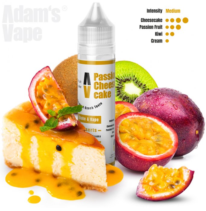 Levně Příchuť Adams Vape Shake and Vape 12/60ml Passion Cheesecake
