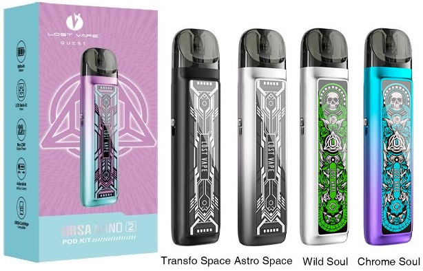 Levně Lost Vape Ursa Nano 2 POD elektronická cigareta 900mAh Barva: Černá