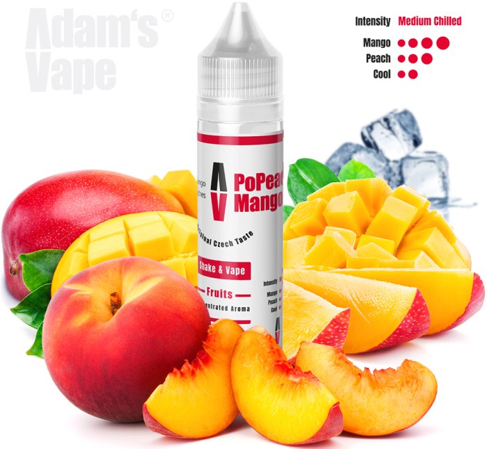 Příchuť Adams Vape Shake and Vape 12/60ml PoPeachi Mango